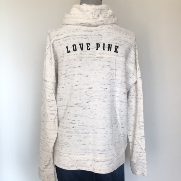 PINK Cowl Neck Pullover Sweatshirt, size Medium 🖤 - Picture 14 of 16